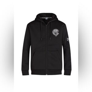 Men’s Crooks & Castles Black Zip-Up Sweater